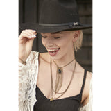 GLISTENS IN GOLD NECKLACE