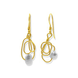 Twisted Pearl Earrings