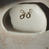 Oval Crystal Earrings