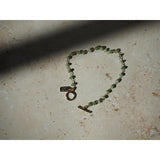 Emerald Gold T-Bar Bracelet
