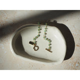 Emerald Gold T-Bar Bracelet