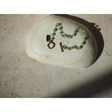 Emerald Gold T-Bar Bracelet