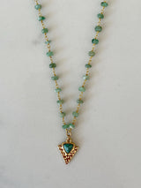 Emerald Infinity Necklace