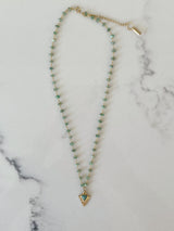 Emerald Infinity Necklace