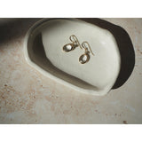 Oval Crystal Earrings