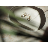 Oval Crystal Earrings